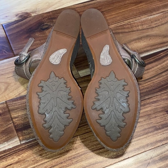 Born Hand Crafted Footwear Tan Wedges - Picture 4 of 4
